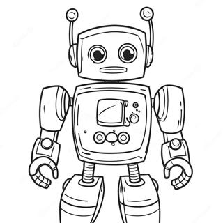 Den Vilde Robot Farvelægningsside | Den Vilde Robot malebog
