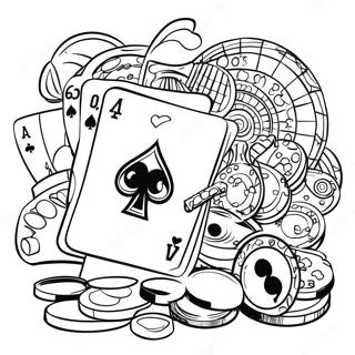 Casino Farvelægningsside | Casino malebog
