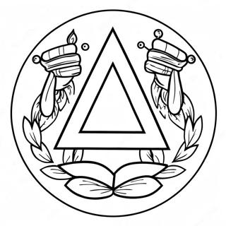 YMCA logo farvelægningsside | YMCA malebog
