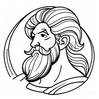 Zeus farvelægningsside | Zeus malebog