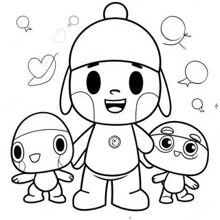 Pocoyo og Venner Eventyr Malebog | Pocoyo malebog