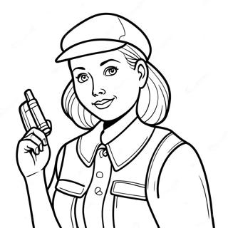 Nancy Drew klassisk mysterium farvelægningsside | Nancy Drew malebog