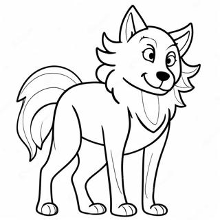Ulve Anime Malebog | Wolfs Anime malebog