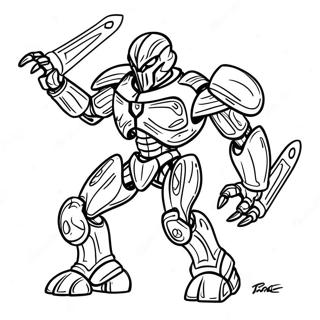 Bionicle Hero i Aktion Malebog | Bionicle malebog