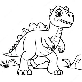Dinosaur Konge Malebog | Dinosaur Konge malebog