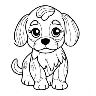 Cavapoo hvalp farvelægningsside | Cavapoo malebog