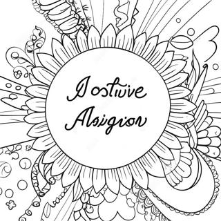 Positive Bekræftelse Malebog | Positiv malebog