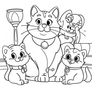Aristocats Farvelægningsside | Aristocats malebog