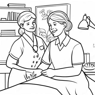 CNA Sygeplejerske Hjælper Patient Malebog | CNA malebog