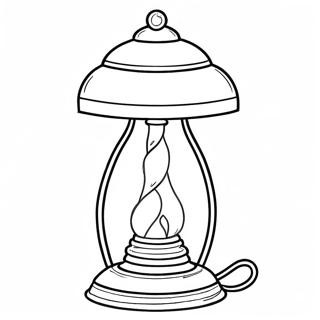 Lampe farvelægningsside | Lampe malebog