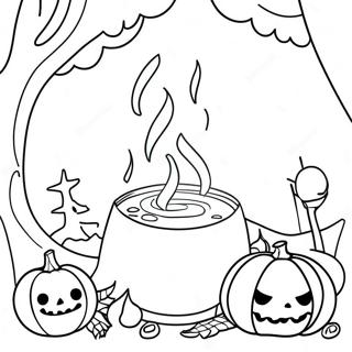 Samhain fejring farvelægningsside | Samhain malebog