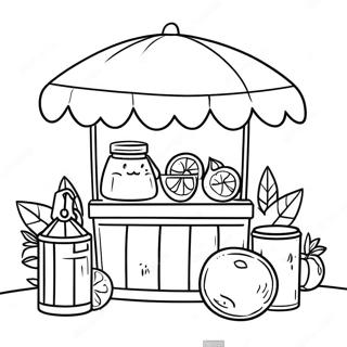Lemonade Stand Malebog | Limonadebod malebog