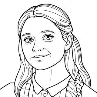 Ginny Weasley magisk farvelægningsside | Ginny Weasley malebog