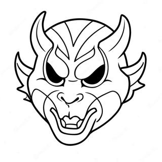 New Jersey Devils Maskot Farvelægningsside | New Jersey Devils malebog