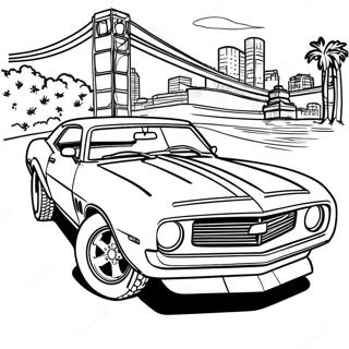 Klassisk Camaro Farvelægningsside | Camaro malebog