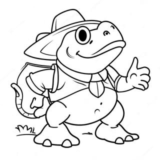 Eventyrlig Sheriff Toadster farvelægningsside | Sheriff Toadster malebog