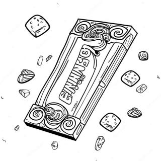 Gylden Wonka Bar Malebog | Wonka Bar malebog