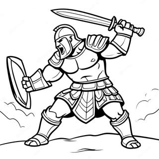 Fierce Gladiator i kamp - Malebog | Gladiator malebog