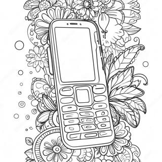 Farverig Telefonetui Design - Malebog | Telefonetui malebog