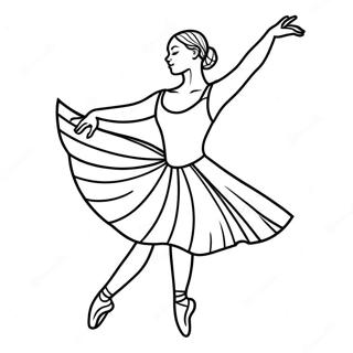 Balletdanser i yndefuld stilling - Malebog | Danser malebog