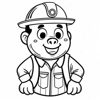 Boilermaker Maskot Farvelægningsside | Purdue malebog