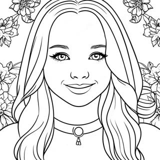 Dove Cameron farvelægningsside | Dove Cameron malebog