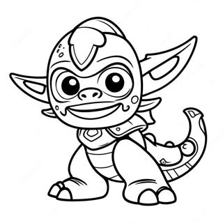 Skylander farvelægningsside | Skylander malebog