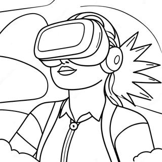 VR farvelægningsside | VR malebog