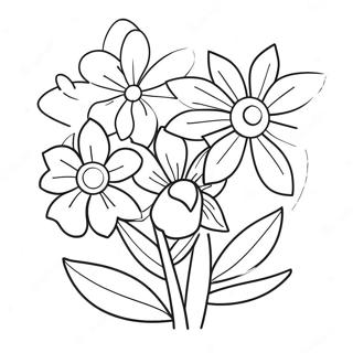 Blomster Malebog | Blomster malebog