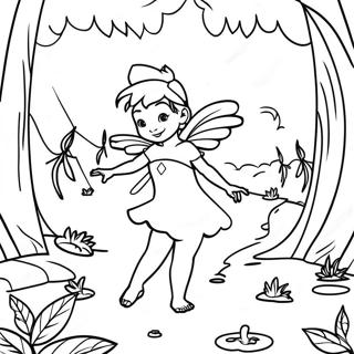 FernGully Magisk Skov Farvelægningsside | FernGully malebog