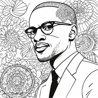 Malcolm X Inspirerende Citat Malebog | Malcolm X malebog