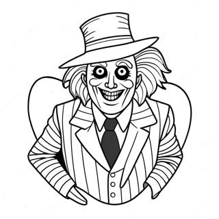 Beetlejuice i Spooky Kostume Malebog | Billejuice malebog