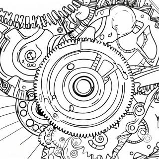 Gear Farvelægningsside | Gear malebog