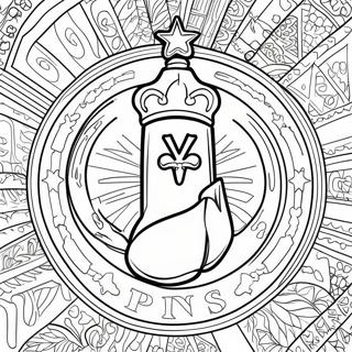 Spurs logo farvelægningssider | Spurs malebog