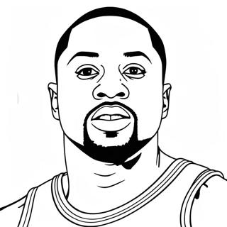 Dwyane Wade farvelægningssider | Dwyane Wade malebog