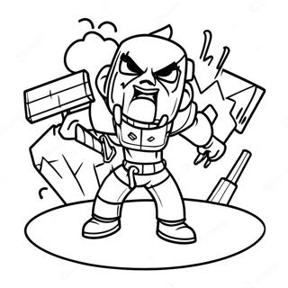 Episk Bedwars Sammenstød Malebog | Bedkrige malebog