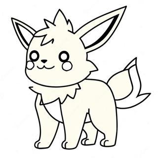 Jolteon Farvelægningsside | Jolteon malebog