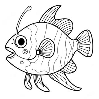 Angler Fisk Malebog | Anglerfisk malebog