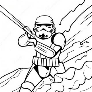 Episk Stormtrooper Kamp Farvelægningsside | Stormtrooper malebog