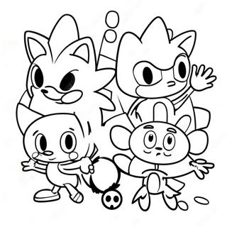 Sonic Lost World Karakterer Malebog | Sonic Lost World malebog