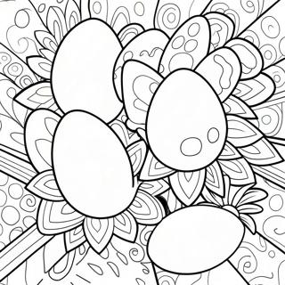 Farverige Ostara Æg Farvelægningsside | Ostara malebog