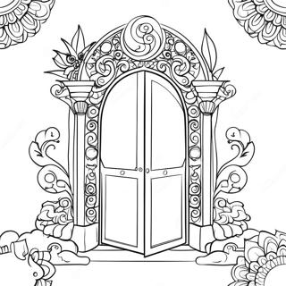 Magisk Portal Farvelægningsside | Portal malebog