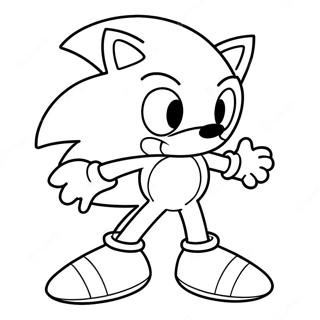 Sonic Påske Farvelægningsside | Sonic Påske malebog