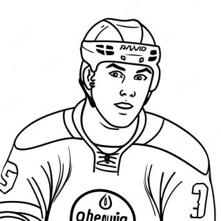 Connor McDavid Farvelægningsside | Connor McDavid malebog
