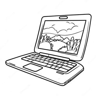Laptop Malebog | Bærbar computer malebog