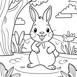 Peter Kanin i en Have Malebog | Beatrix Potter malebog