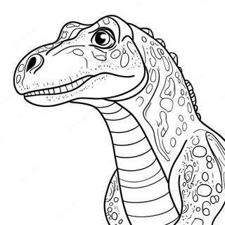 Allosaurus farvelægningsside | Allosaurus malebog