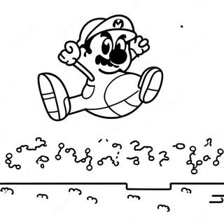 8 Bit Mario Hopper Over Goomba Malebog | 8 Bit Mario malebog