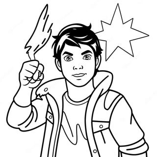 Percy Jackson med Lynbolt Malebog | Percy Jackson malebog