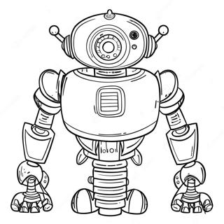 Metallic Robot Malebog | Metal malebog